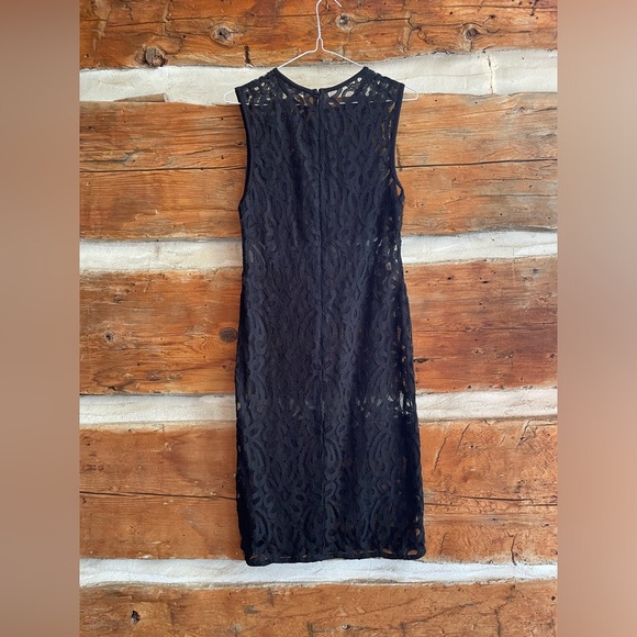 Sheer Black Lace Dress - Picture 2 of 3
